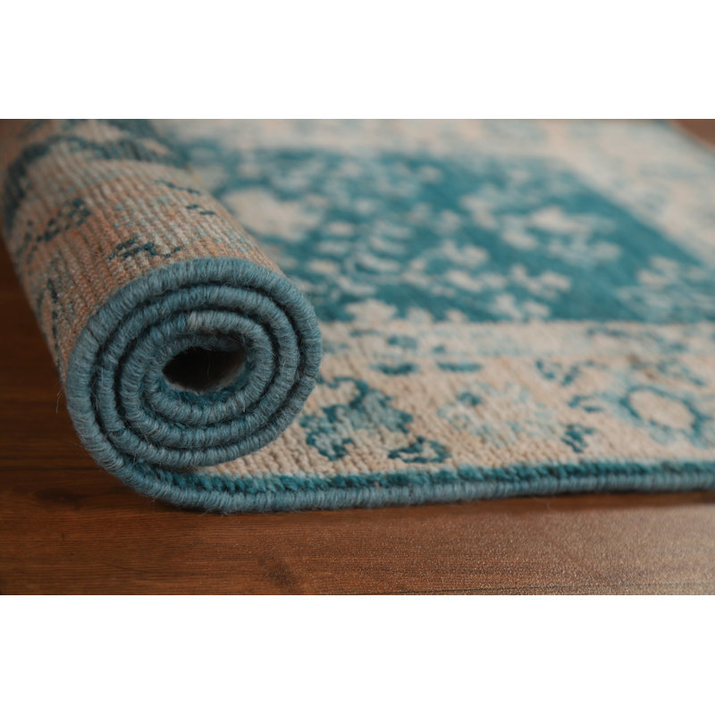 Tapis oriental géométrique Oushak 2x4
