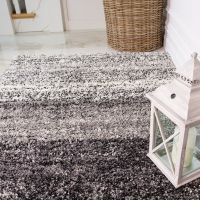 Brax Striped Shag Area Rug