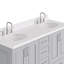 Ensemble de meuble-lavabo double 60,25 po avec plateau en quartz Abshire-94668845-138338168