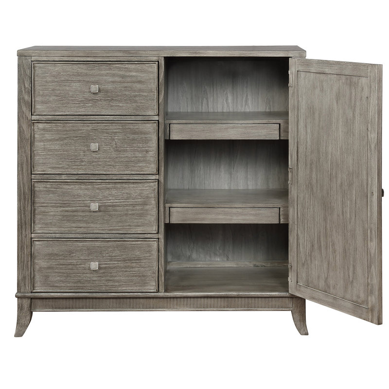 45'' W 4 - Drawer Dresser, Gray