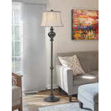 Athens 63'' Gunmetal Traditional Floor Lamp