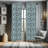 Nautical Semi-Sheer Rod Pocket Curtain Panels-45202297