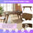 2-In-1 Transformer Coffee Table With Variable Height, Expandable Dining Table, Natural Wood-1108843941