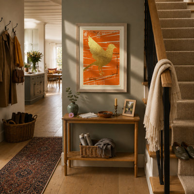 Golden Chicken Rustic - Print