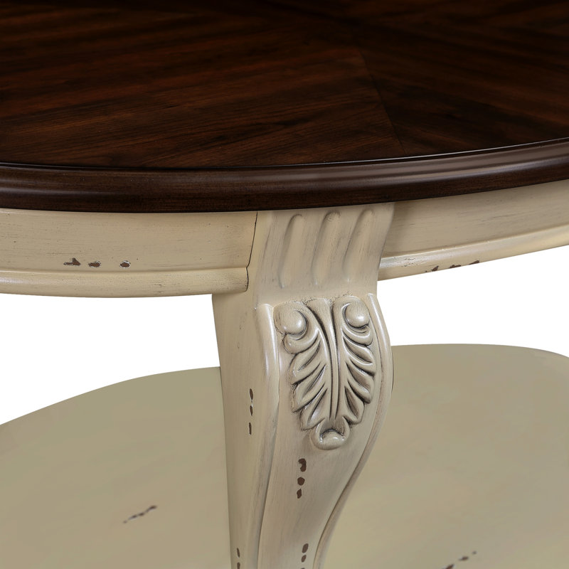 Modern Coffee Table, Brown/Beige