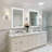 Rectangular Decorative Wall Mirror With Statement Deep Frame, HD Tempered Glass Vanity Mirror For Bathroom, Entryway, Or Bedroom-872761205-872761206