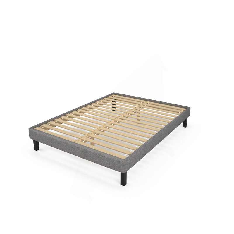 Modern Platform Bed Without Headboard, Full