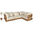 Ivry Water Resistant Fabric Upholstered Outdoor Patio Modular Sectional-652555927