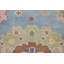 Tapis bleu clair Oushak 8 x 10