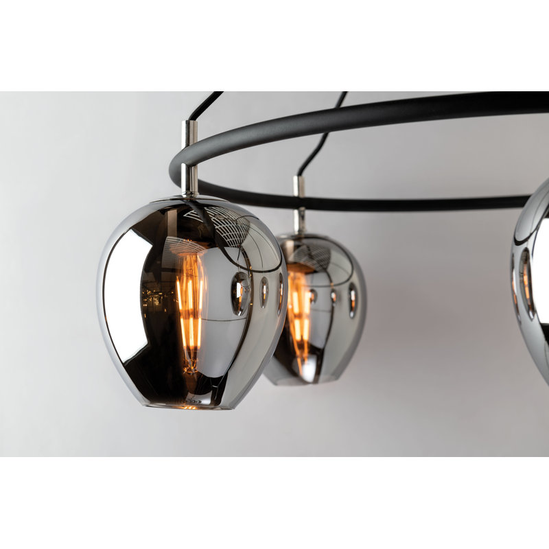 Cordiane 6 - Light Unique Wagon Wheel Chandelier