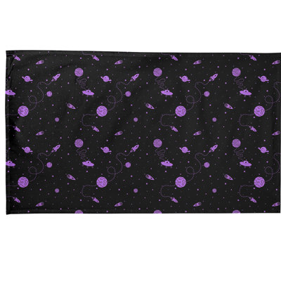 Serviette de thé à motif extérieur space