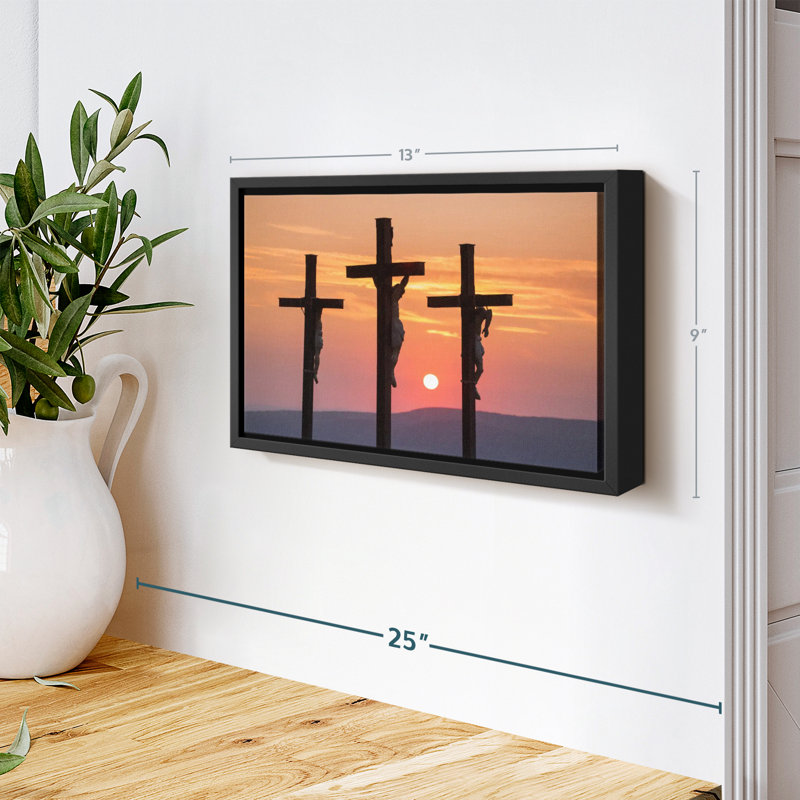"Art crucifié du Christ", H 9 po x l 13 po
