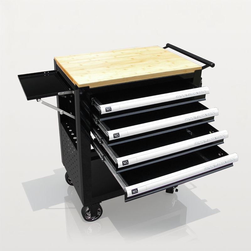 26.8" W 4-Drawer Combination Set With Wheels