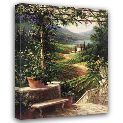 Lark Manor™ Fronckowiak, Art Gallery Wrapped Canvas Art Titled: Chianti Vineyard