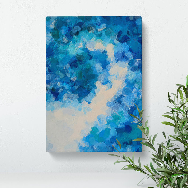 XV1022-4412X Take Action Abstract - Print, Wrapped Canvas, 50cm H x 35cm W, No Matte