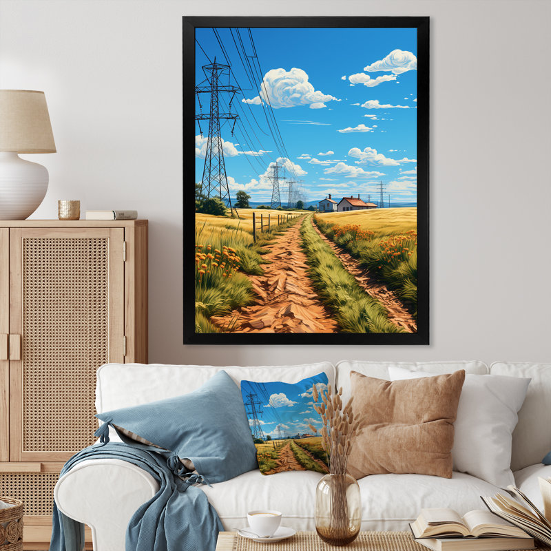 Matzek Semi Truck Carbon Fiber II sur toile, Cadre photo noir, H 20 po x l 12 po x P 1 po
