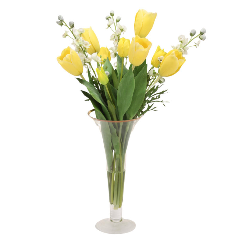 Tulip Centerpiece in Vase
