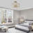 4-light Golden Flush Mount