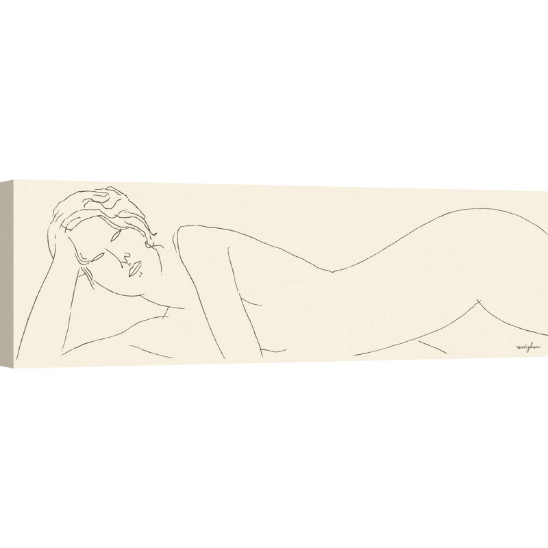 A Lying Nude by Amedeo Modigliani - Wrapped Canvas Print, 40cm H x 120cm W x 4cm D
