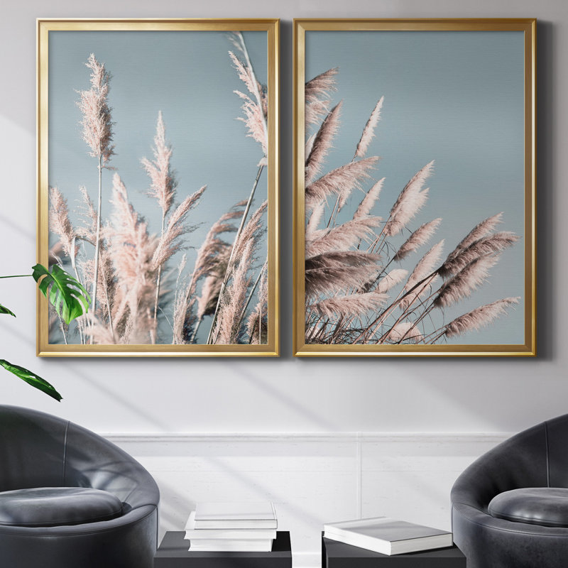 Danita Delimont - ensemble de 2 reproductions de photos, H 22,5 po x l 61 po x P 1,5 po, Toile encadrée dorée, Pas de tapis