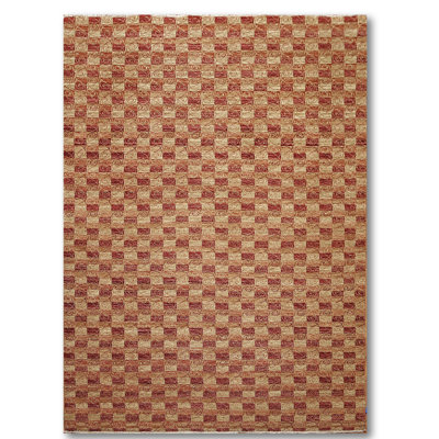 Emmett One-of-a-Kind 5'11" x 8'11" Rectangle Wool Area Rug in Beige