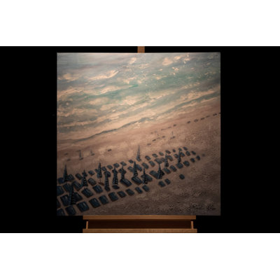 Travel to the Sea Acrylic Painting
