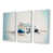Toile avec cadre blanc