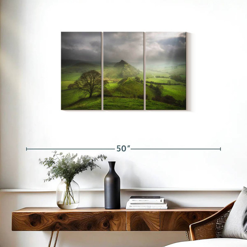 Alvord Dusky Green Fields, 20" H x 33" W