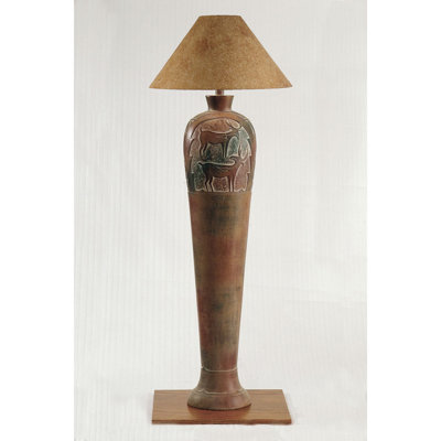 62'' Rust Traditional Floor Lamp