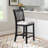 Transitional Dining Chairs Set Of 2 With Slatted Back Design