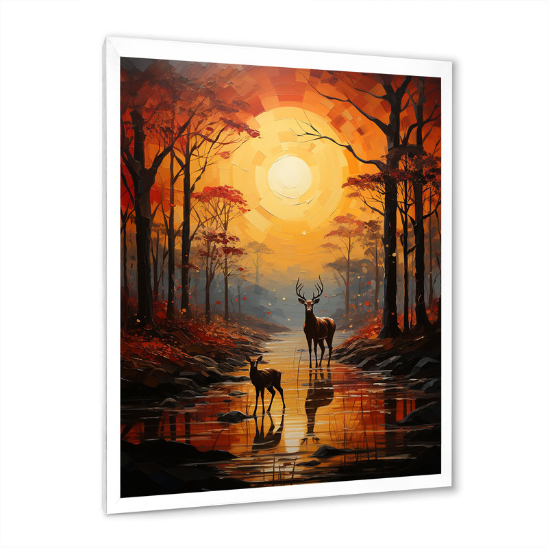 Walcourt African Savannah Symphony III, H 40 po x l 30 po x P 1,5 po, Cadre photo blanc