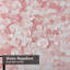 Rideau de douche à motif abstrait rose avec 12 crochets Confetti Rose-129039852