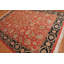 Tapis en laine orange/noir 7 pi 10 po x 10 pi 4 po one-of-kind à la main noué la Ellerbee