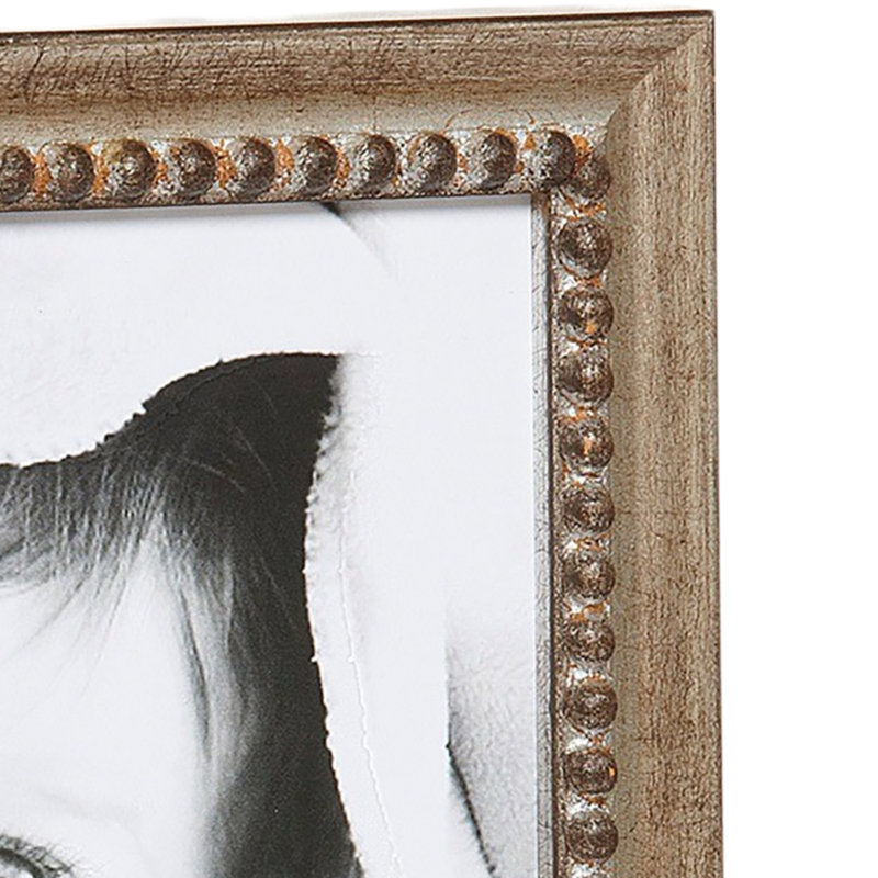 Metro Wood Picture Frame, 5" x 7", Urban Silver Leaf
