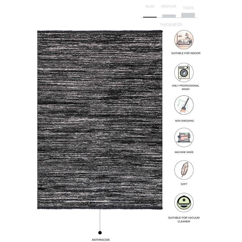 Tapis rectangulaire Jarmal, Rectangle 2 pi 8 po x 5 pi