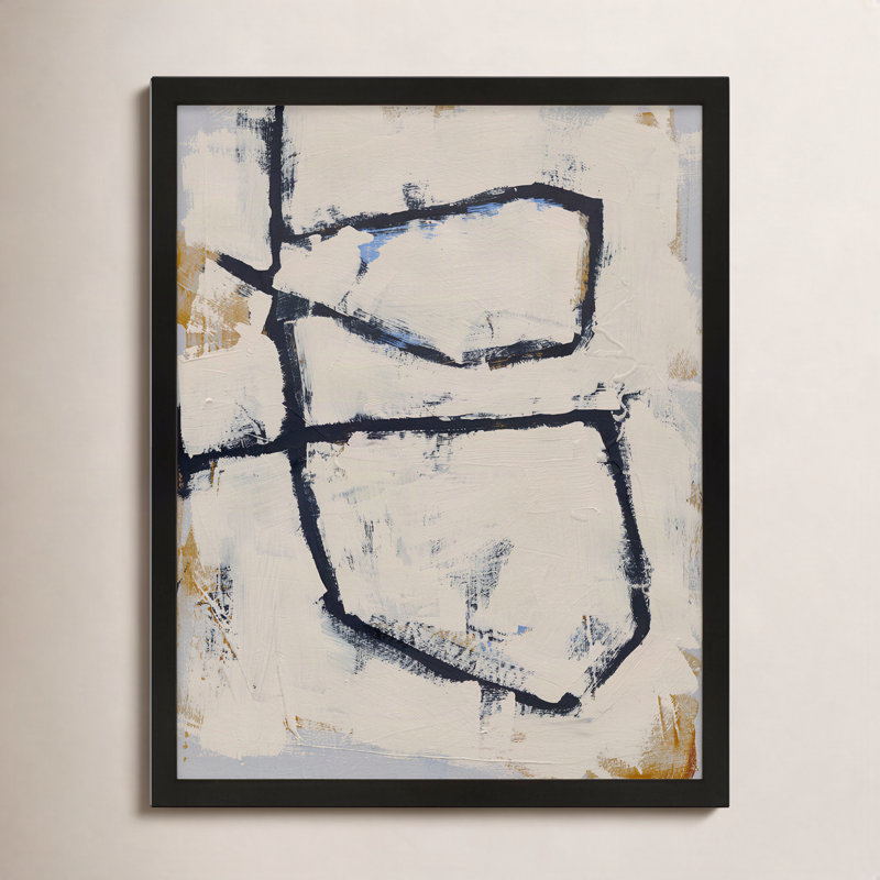 Twisted 5 Print by Jacques Pilon, Black Framed Paper, 16" W x 20" H