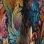 Motif à motif cachemire bohémien Rhapsody V - Rideau floral - 1 rideau occultant-107547801