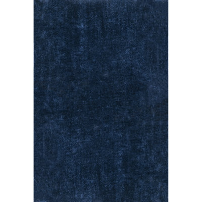 SuperiorWash Solid Machine Washable Shag Area Rug