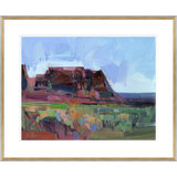 Desert Landscape Painting by Joseph Mota