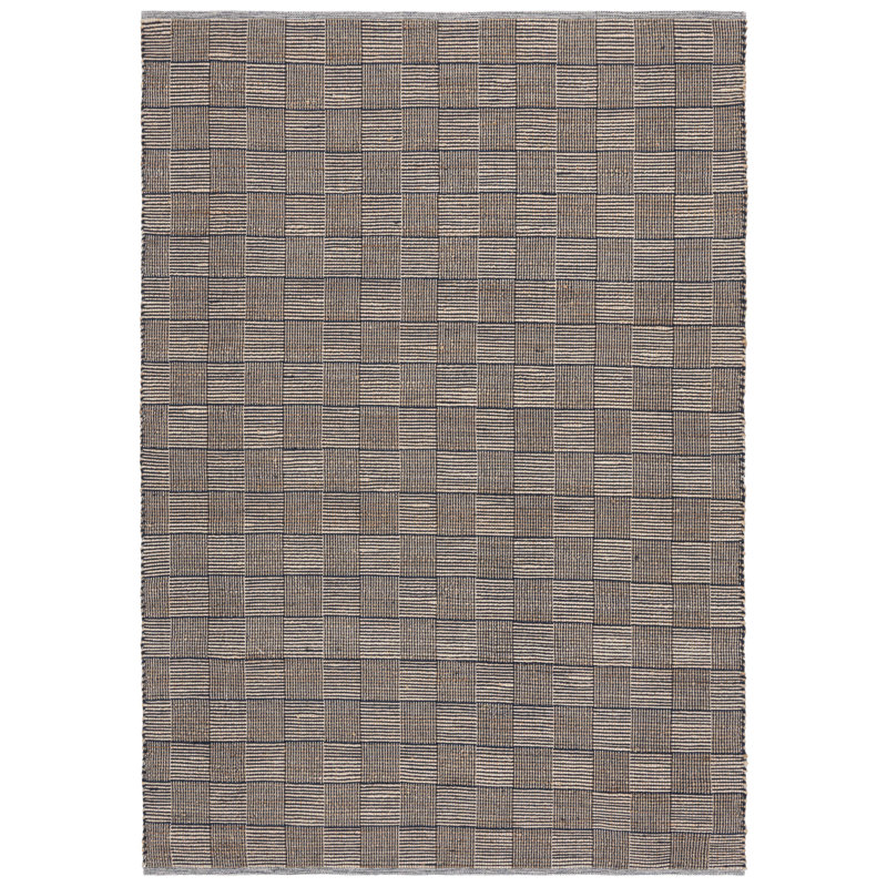 Tapis géométrique tissé à plat Organica 451, Rectangle 6 pi 0 po x 9 pi 0 po