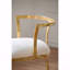 Chaise d'appoint Basic, or vieilli