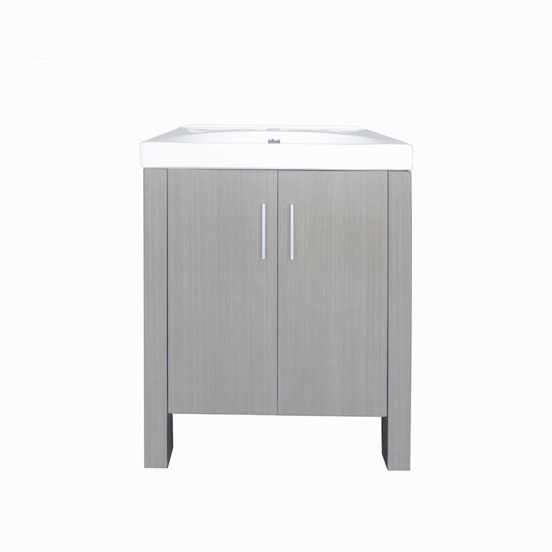 24'' Single Bathroom Vanity with Ceramic Top