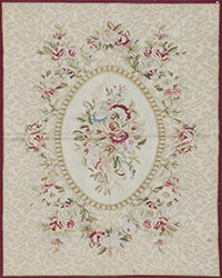 Abusson One-of-a-Kind 3' X 5' New Age Wool Area Rug in