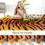 Irregular Animal Print Area Rug-968492068