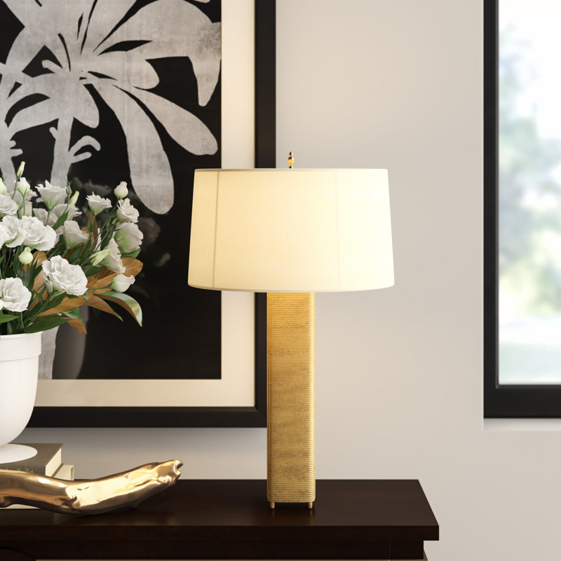 Wrapt Table Lamp, Gold