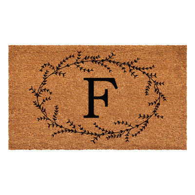 Holubov Personalizable Non-Slip Floral Doormat