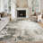 Elroy Modern Abstract Machine Washable Area Rug with Non-Slip Backing-1740955146