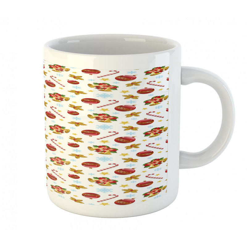 Grande tasse à café xmas yuletide