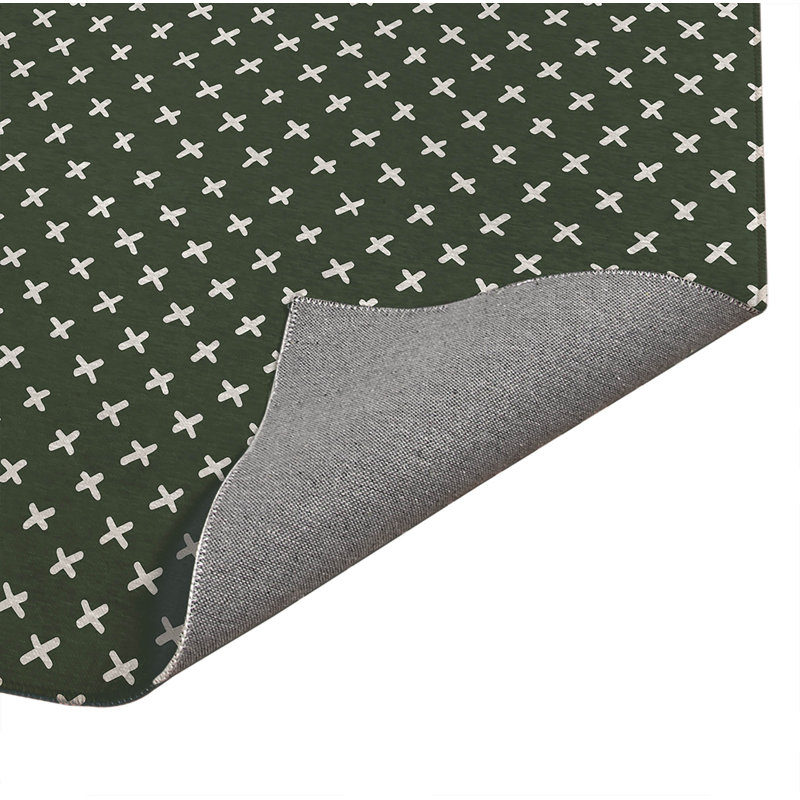 Criss Cross Non-Slip Outdoor Rug, Rectangle 8' x 10'