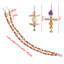 158.5cm Iron Pointed Top Floor Bird Cage with Wheels-1117713220
